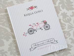 Księga gości weselnych rower FN-07-K