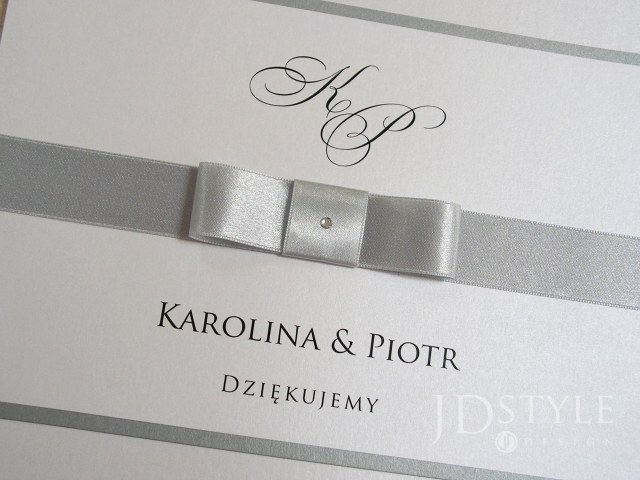 Prestiżowe srebrne pudełko na koperty ślubne PR-02-PNK